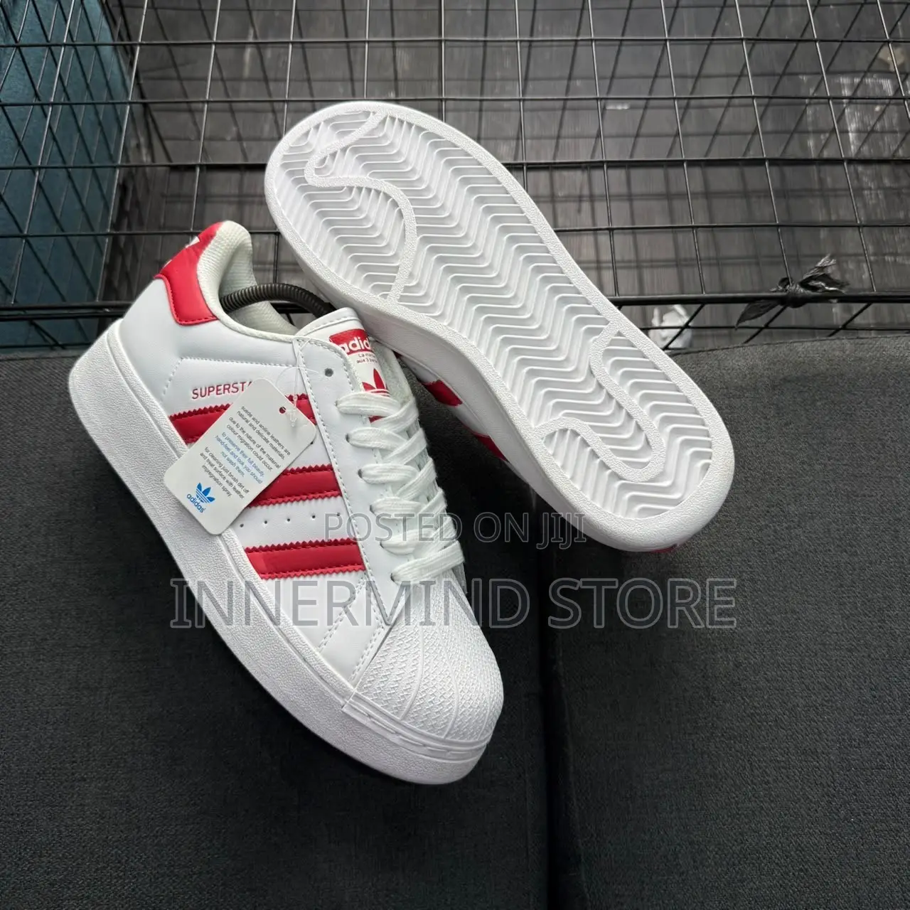 High Quality Adidas Originals Superstar II Sneakers in White and Blue*
