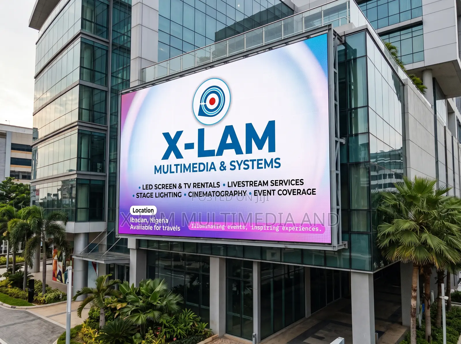 LED Advertising Screen for Commercial Properties