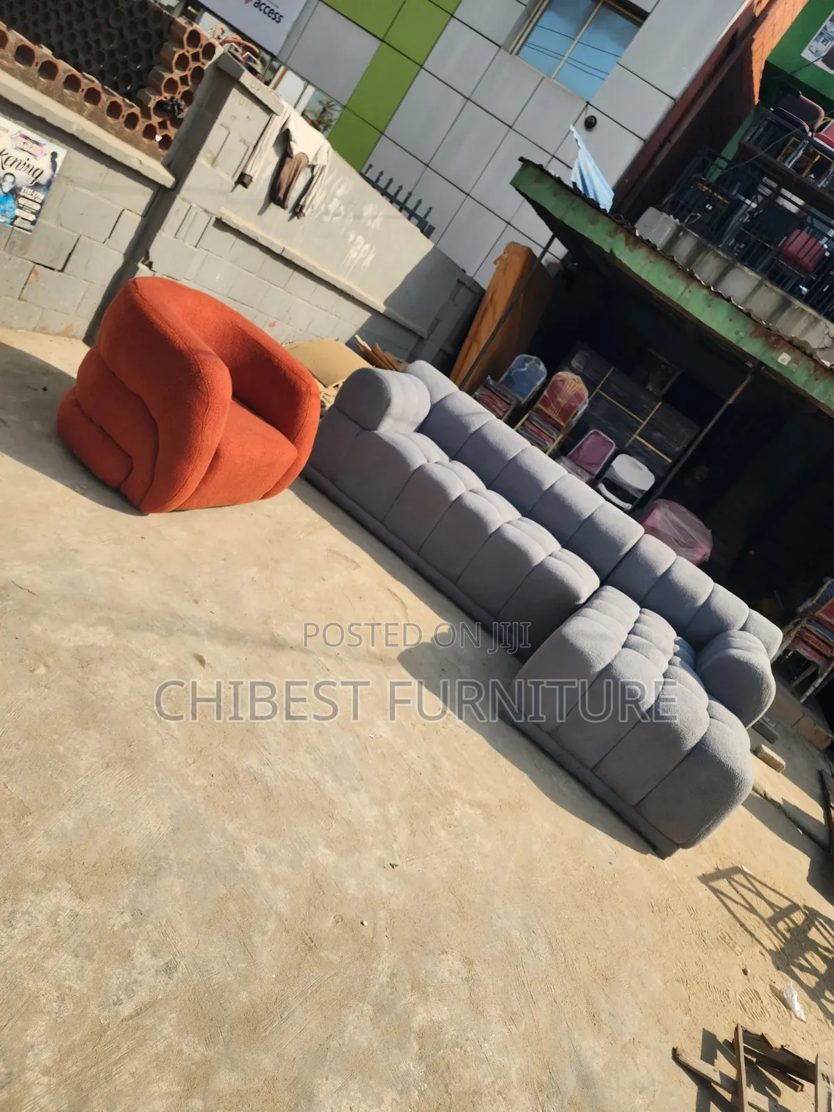 L-Shaped Sofa Couch Made With Topnotch Materials