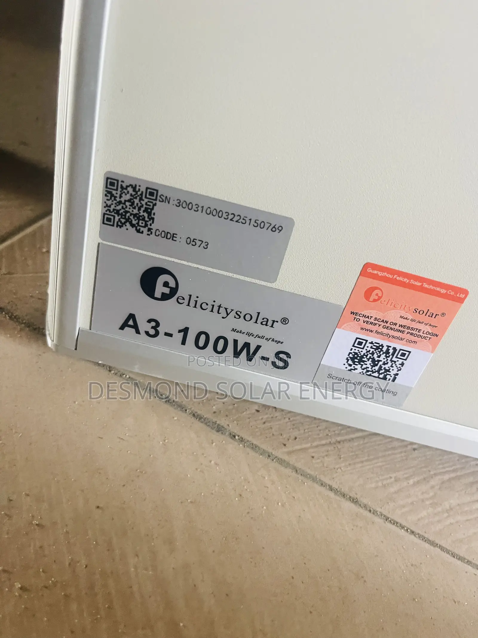 Felicity A3-100w All in One Solar Street Light Available in Good Price