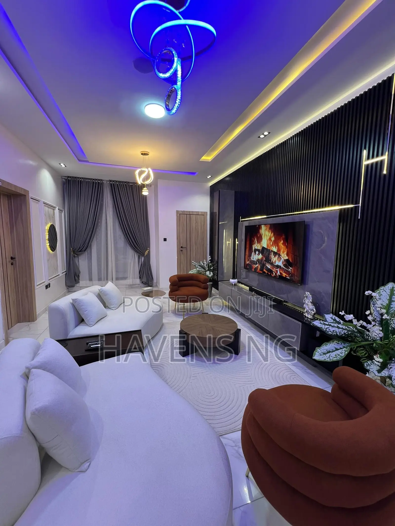 2-Bedroom Apartment With Gym, Pool & Games in Ologolo, Lekki