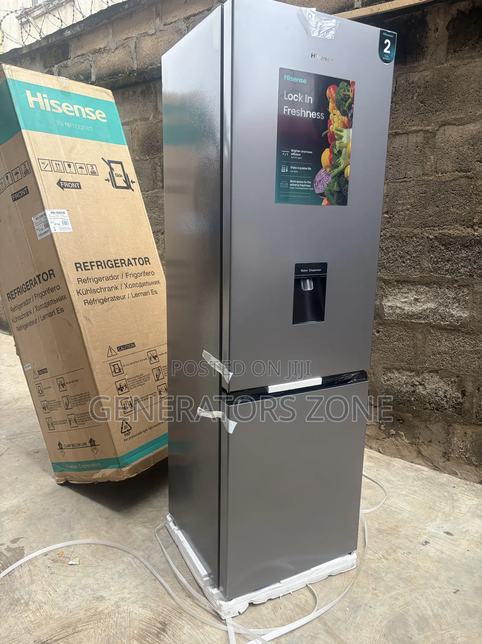 Hisense RD-35DCB 264L Large-Capacity Bottom Freezer Fridge