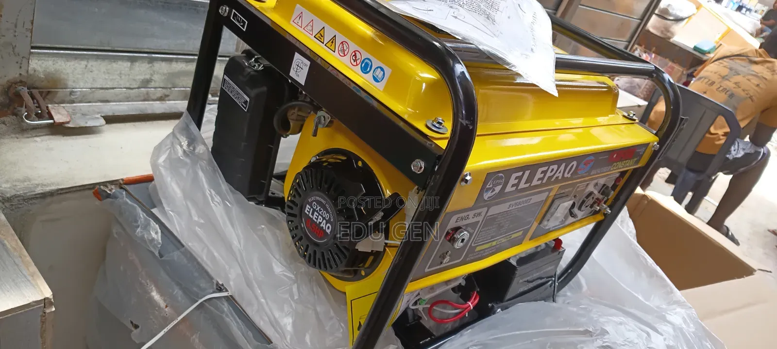 Original Elepaq Constant SV6800E2 Generator 4.5KVA – 100% Copper Coil