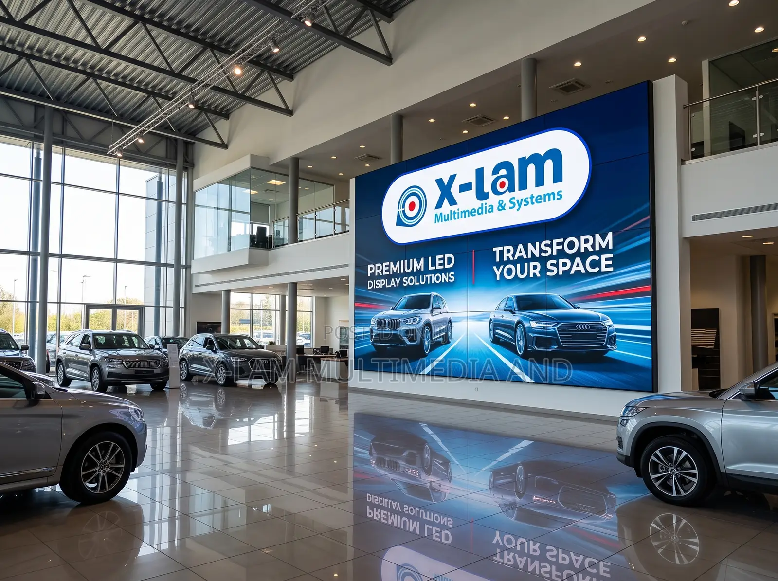 LED Display for Auto Showrooms and Dealerships