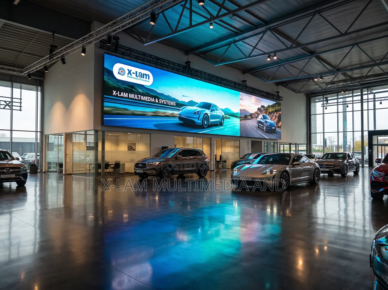 LED Display for Auto Showrooms and Dealerships