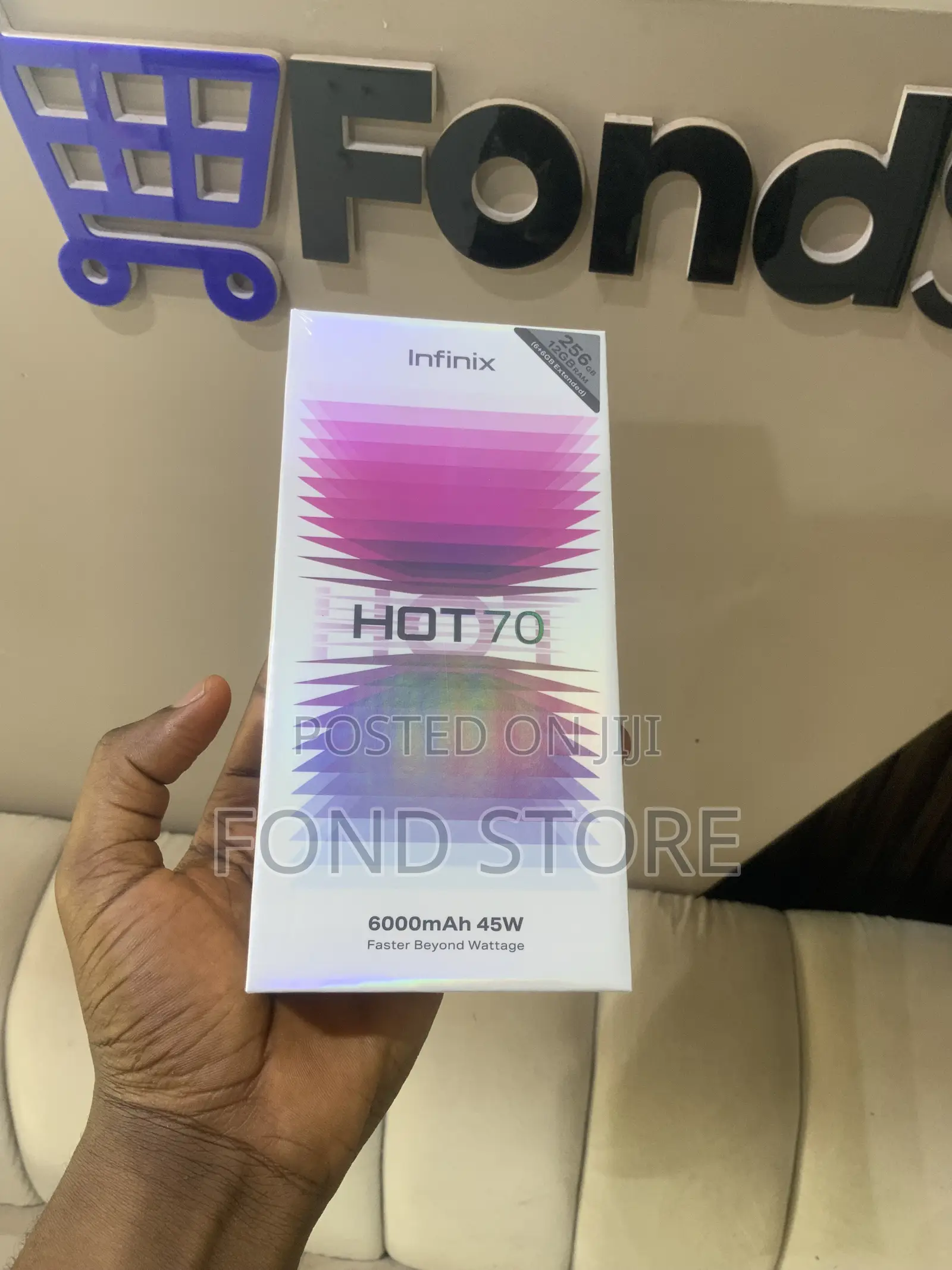 New Infinix Hot 70 256 GB White