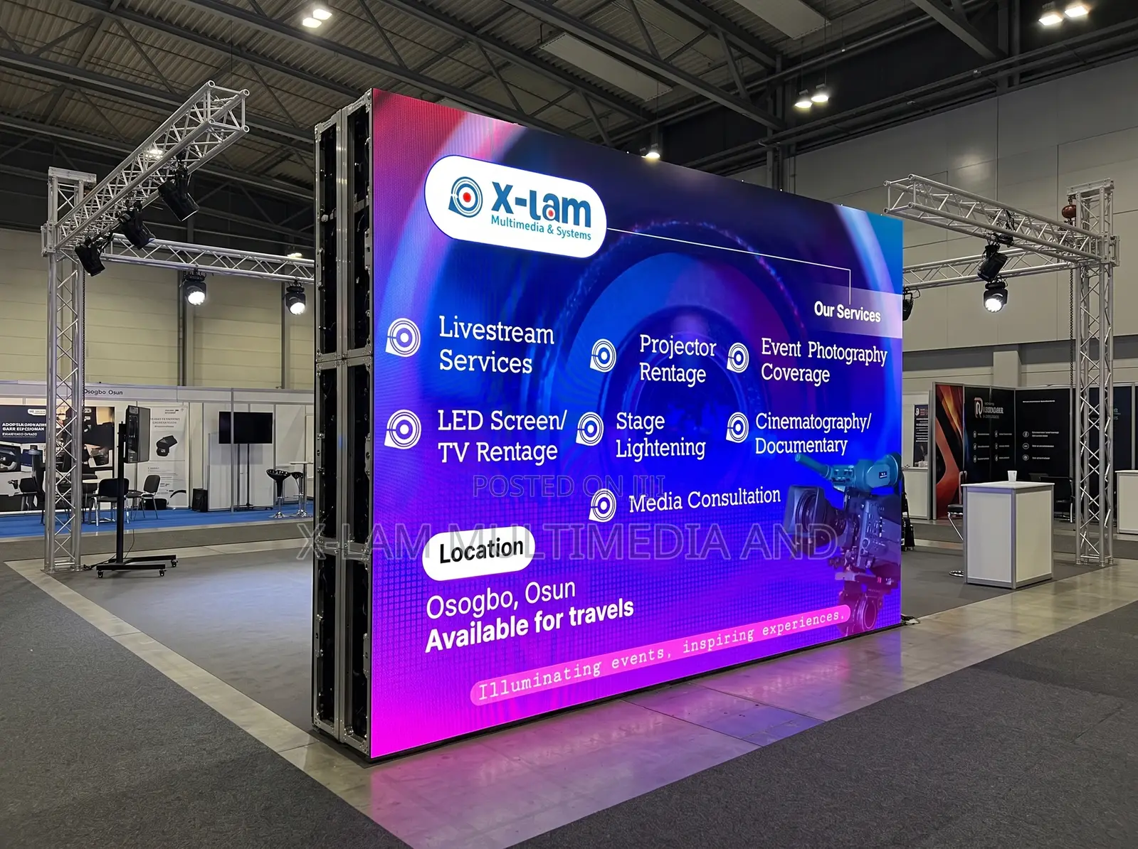 LED Display for Trade Fairs and Exhibitions