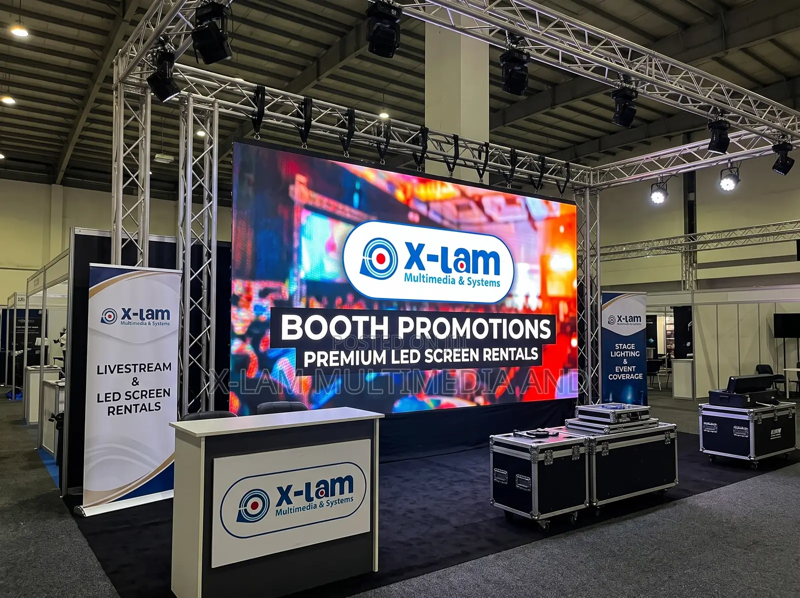 LED Display for Trade Fairs and Exhibitions