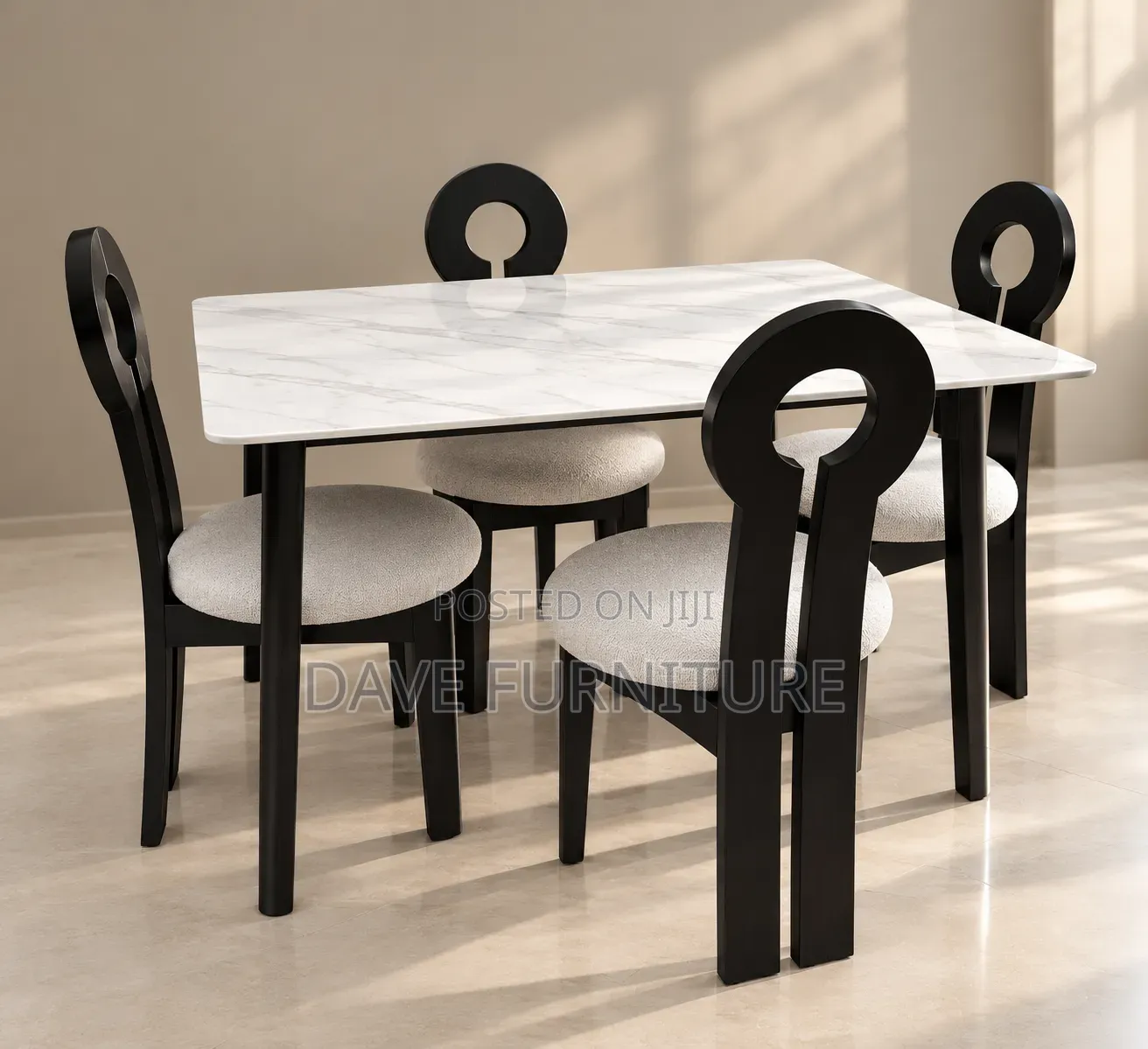 Luxury 4 Seater Dining Set