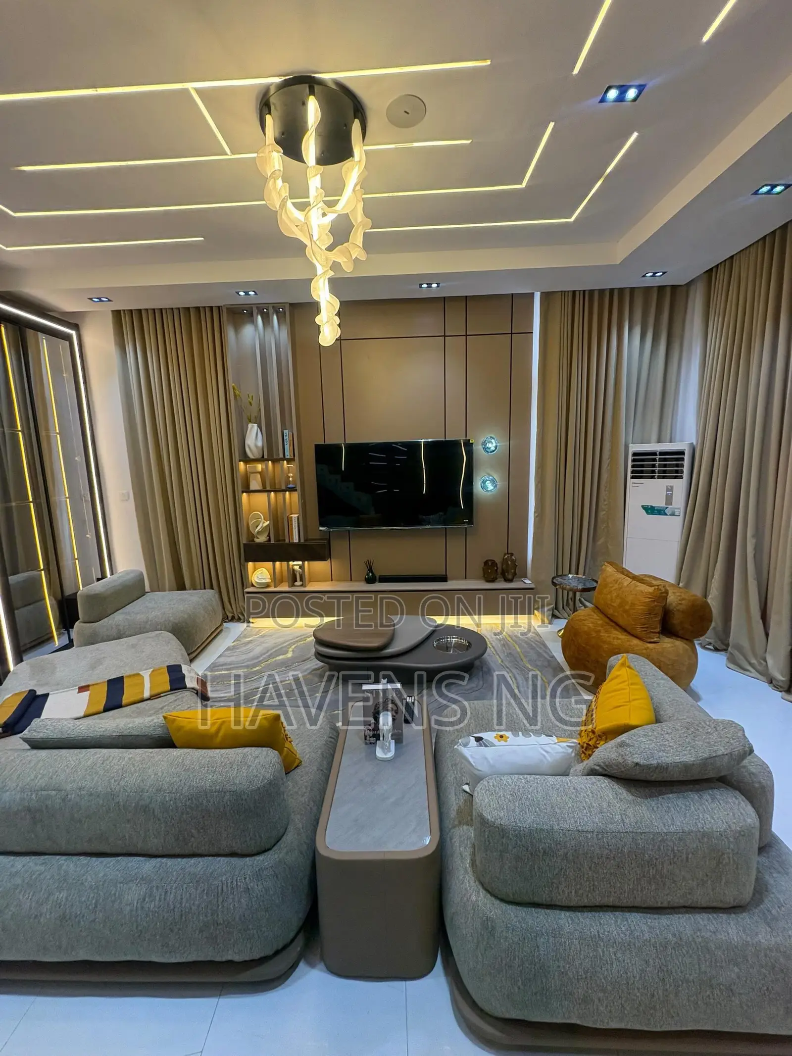 Brand-New 4-Bedroom Duplex With PS5 & Seaside Views in Lekki Palm City