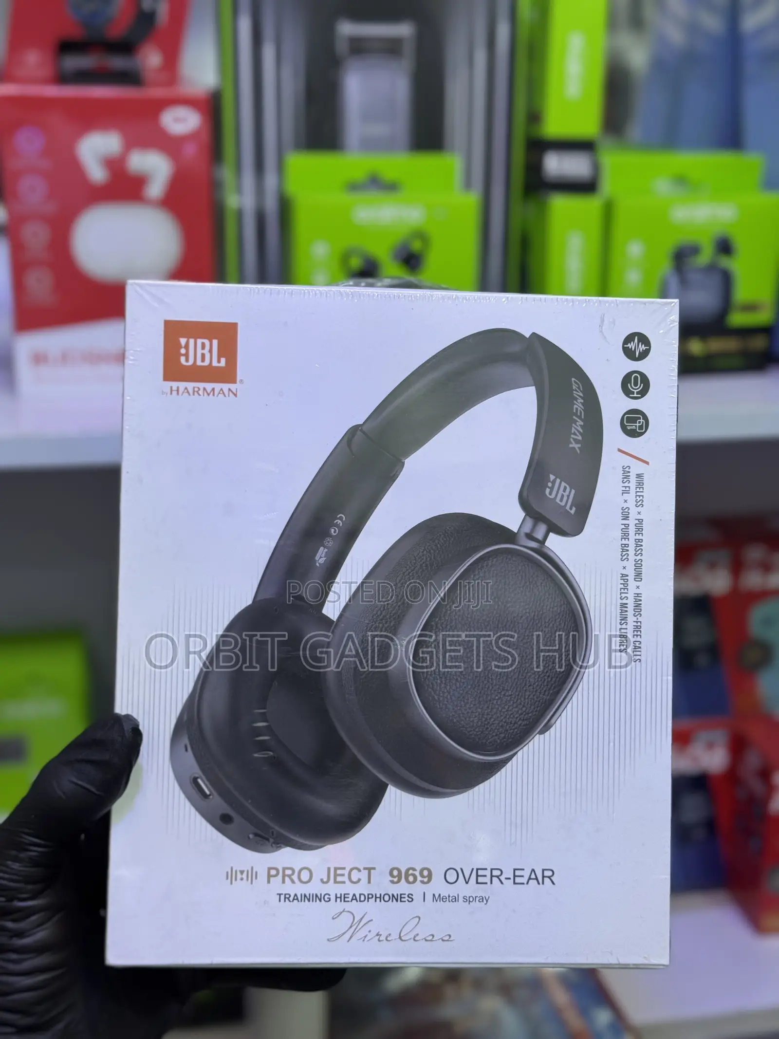 JBL Style Project 969 Wireless Headphones With External Microphone