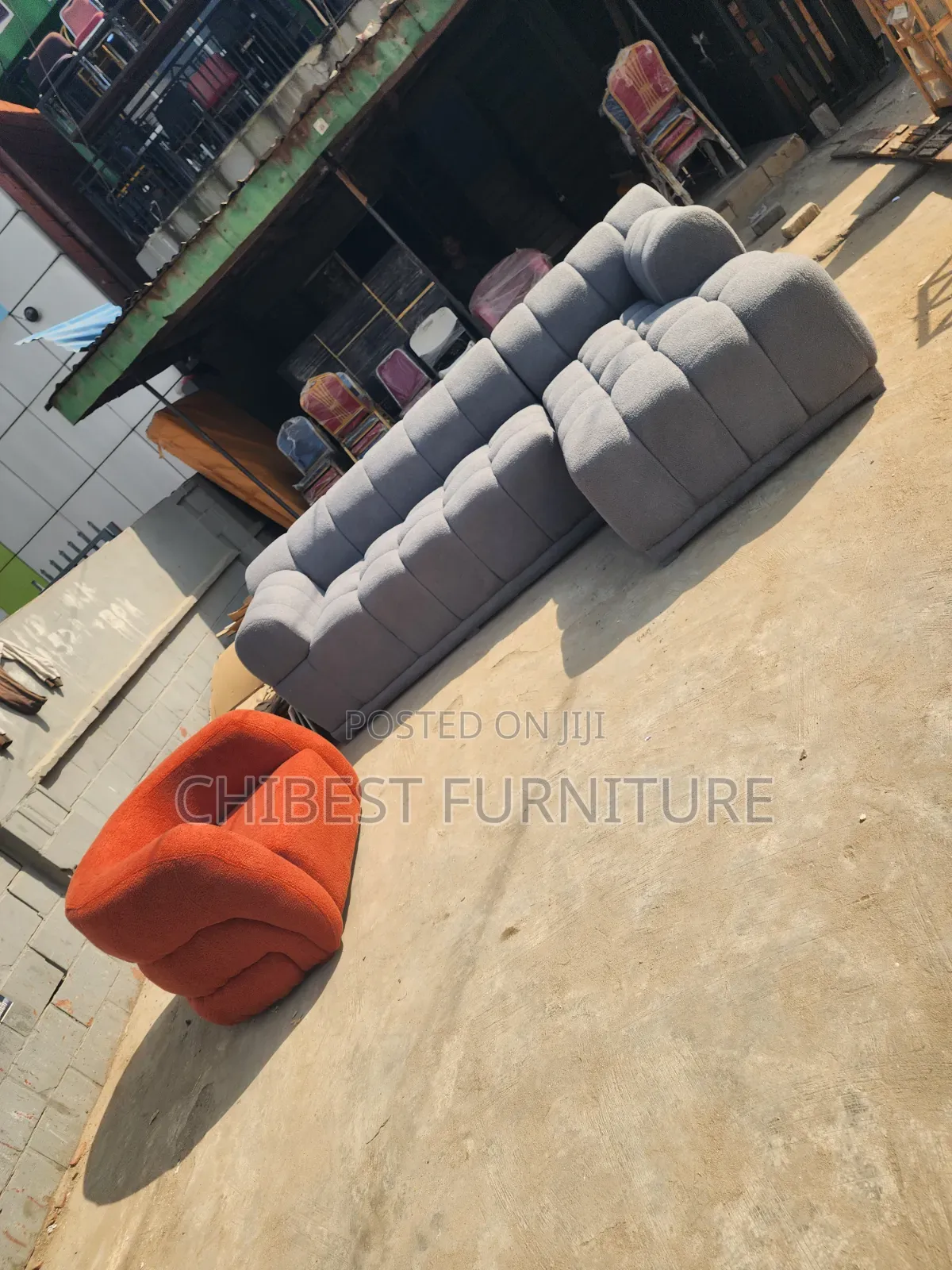 High Quality Brand New Bubble L-Shaped Sofa.