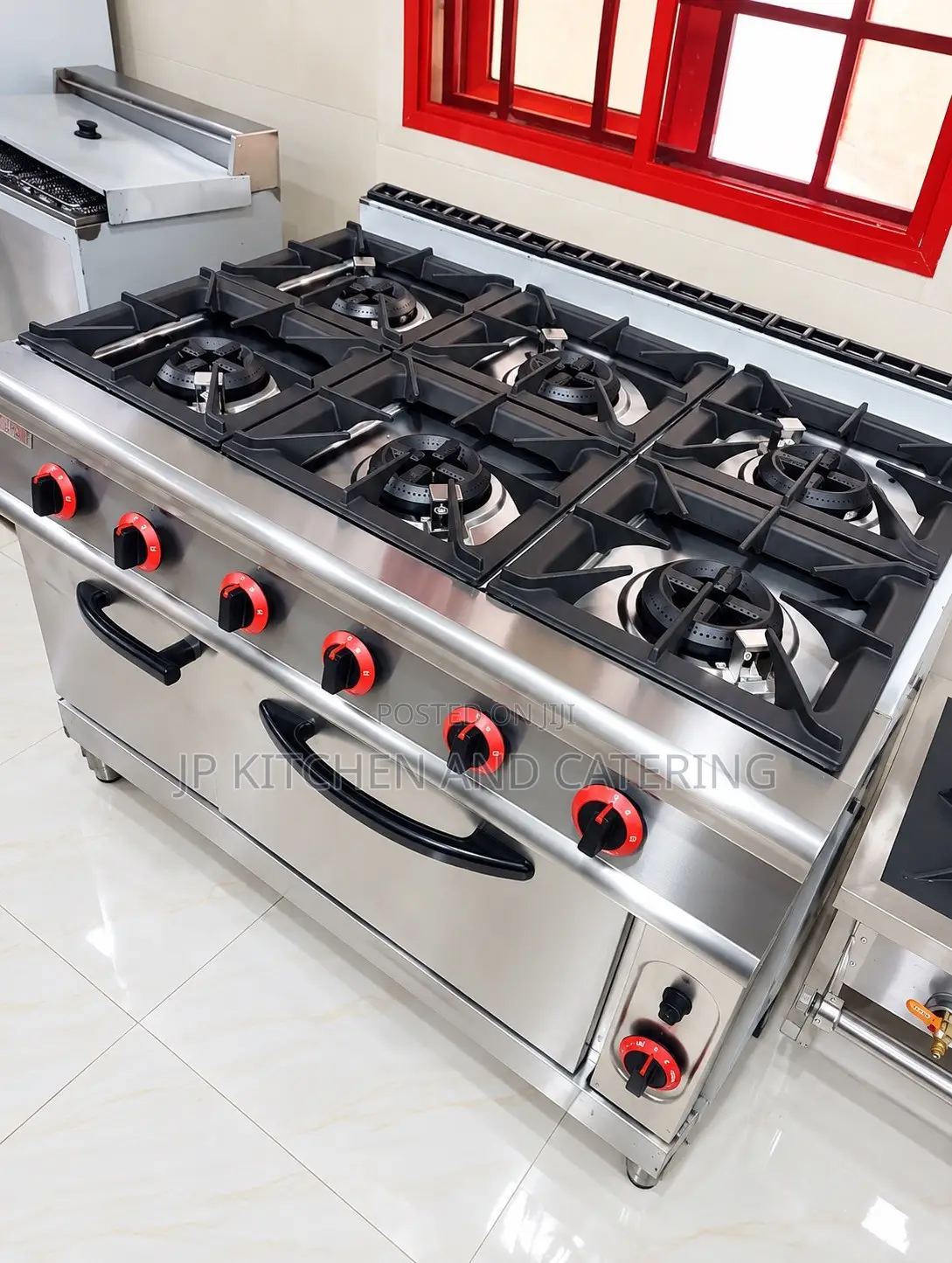 6 Burners Gas Cooker With Oven