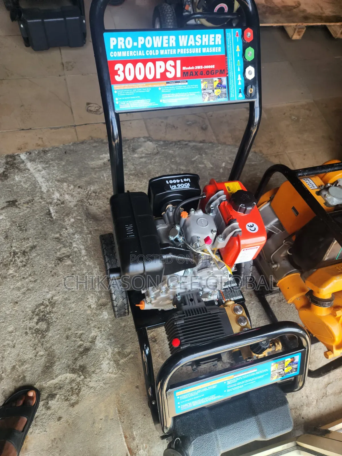 3000psi Heavy Duty Diesel Pressure Washing Machine