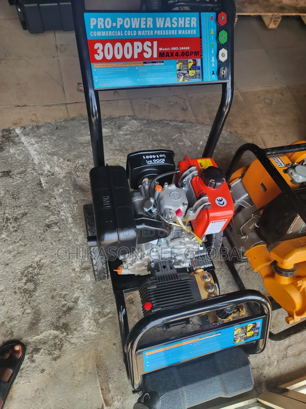 3000psi Heavy Duty Diesel Pressure Washing Machine