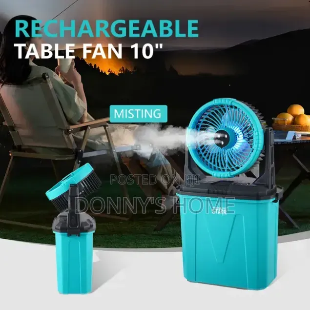 Winning Star 10" Rechargeable Table Fan (ST-4106)