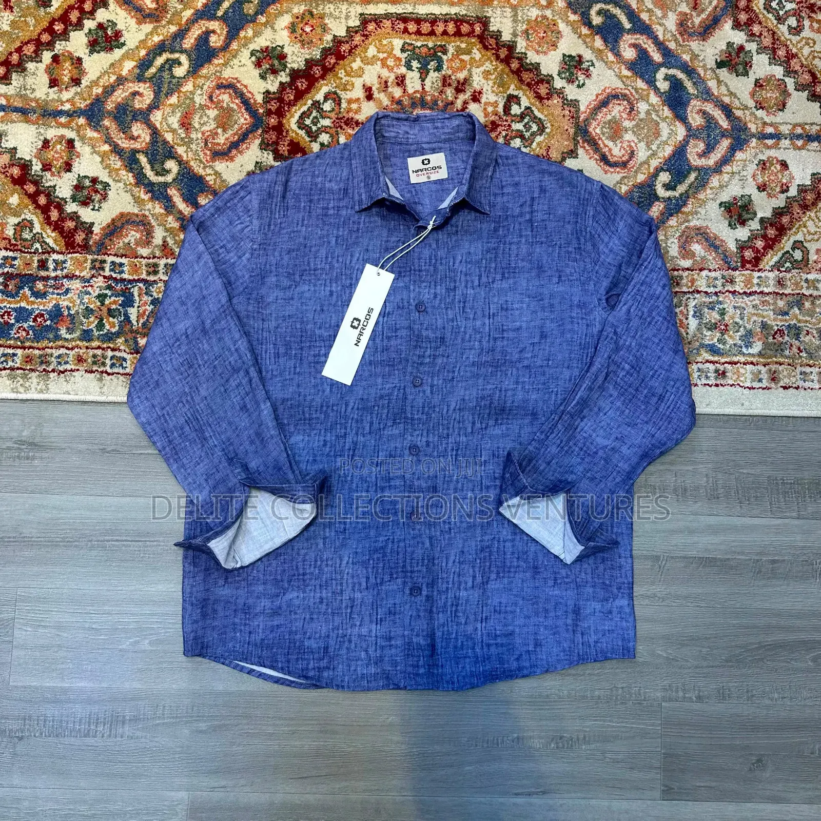 *Narcos Turkey Linen Buttoned Longsleeve Shirts*
*Size: S - XL
