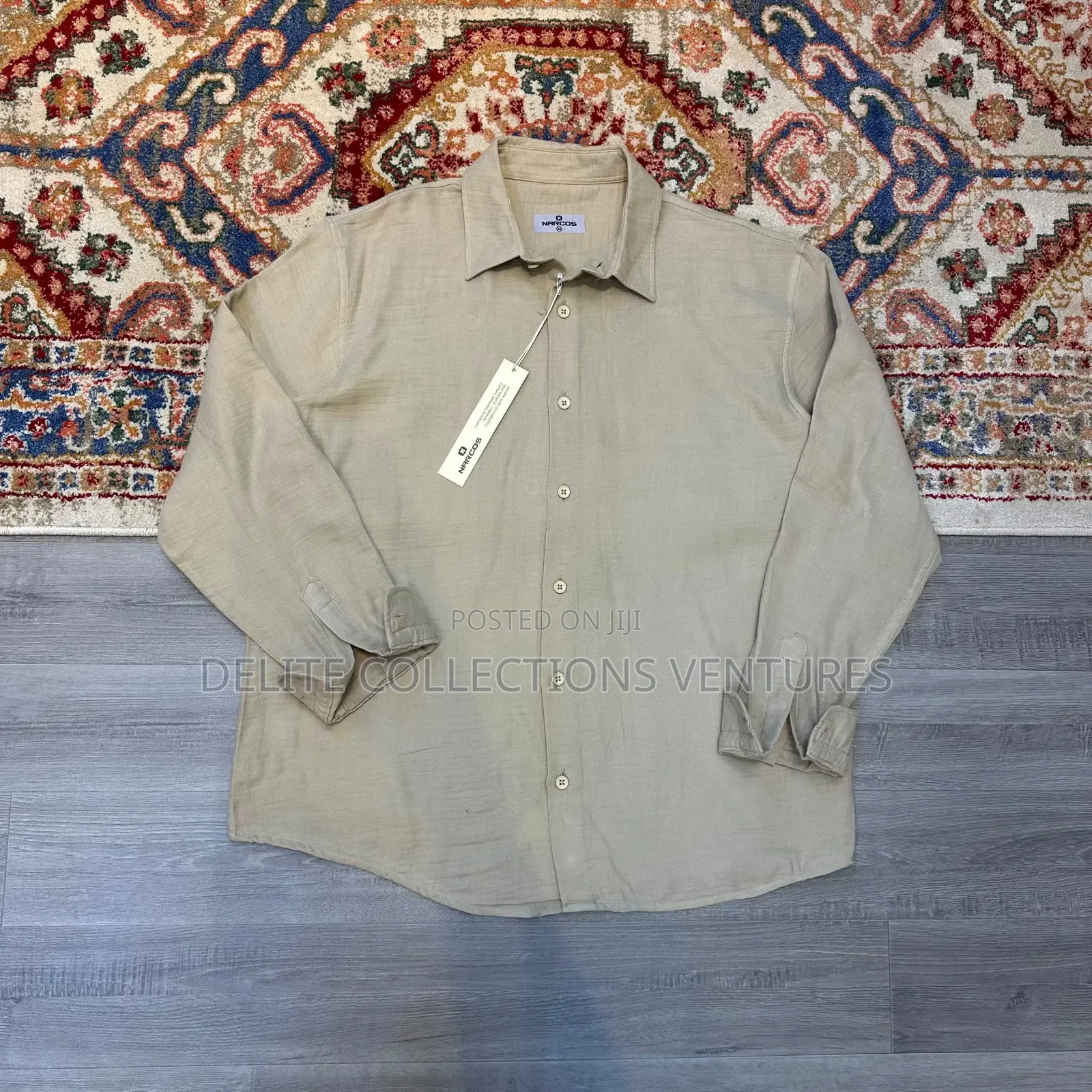 *Narcos Turkey Linen Buttoned Longsleeve Shirts*
*Size: S - XL