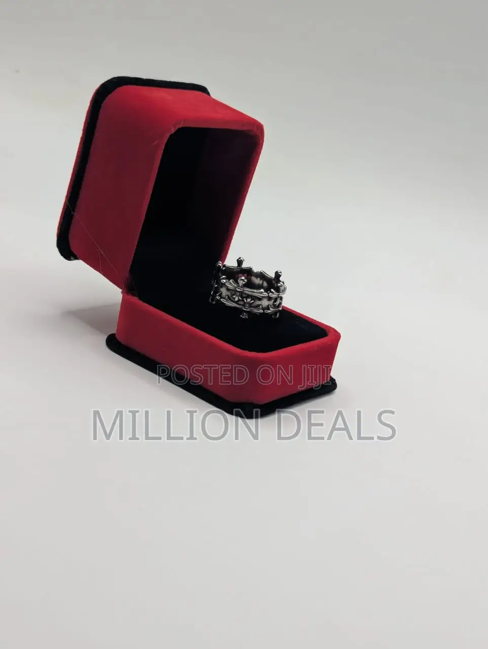 Crown Inspires Men's Pinky Little Finger Ring 8
