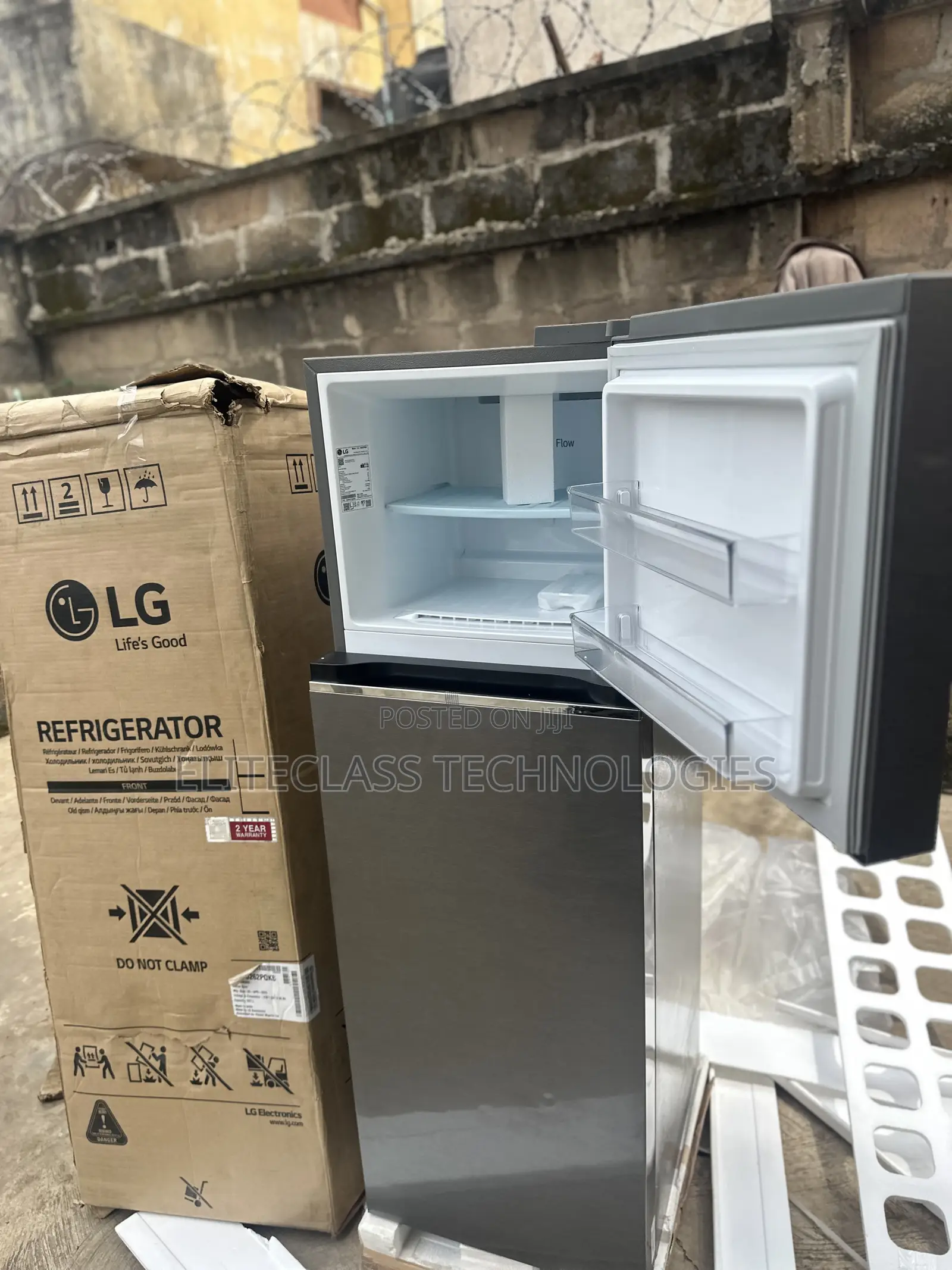LG GL-B262PQKB Brand New 266 Litres Double Door Fridge