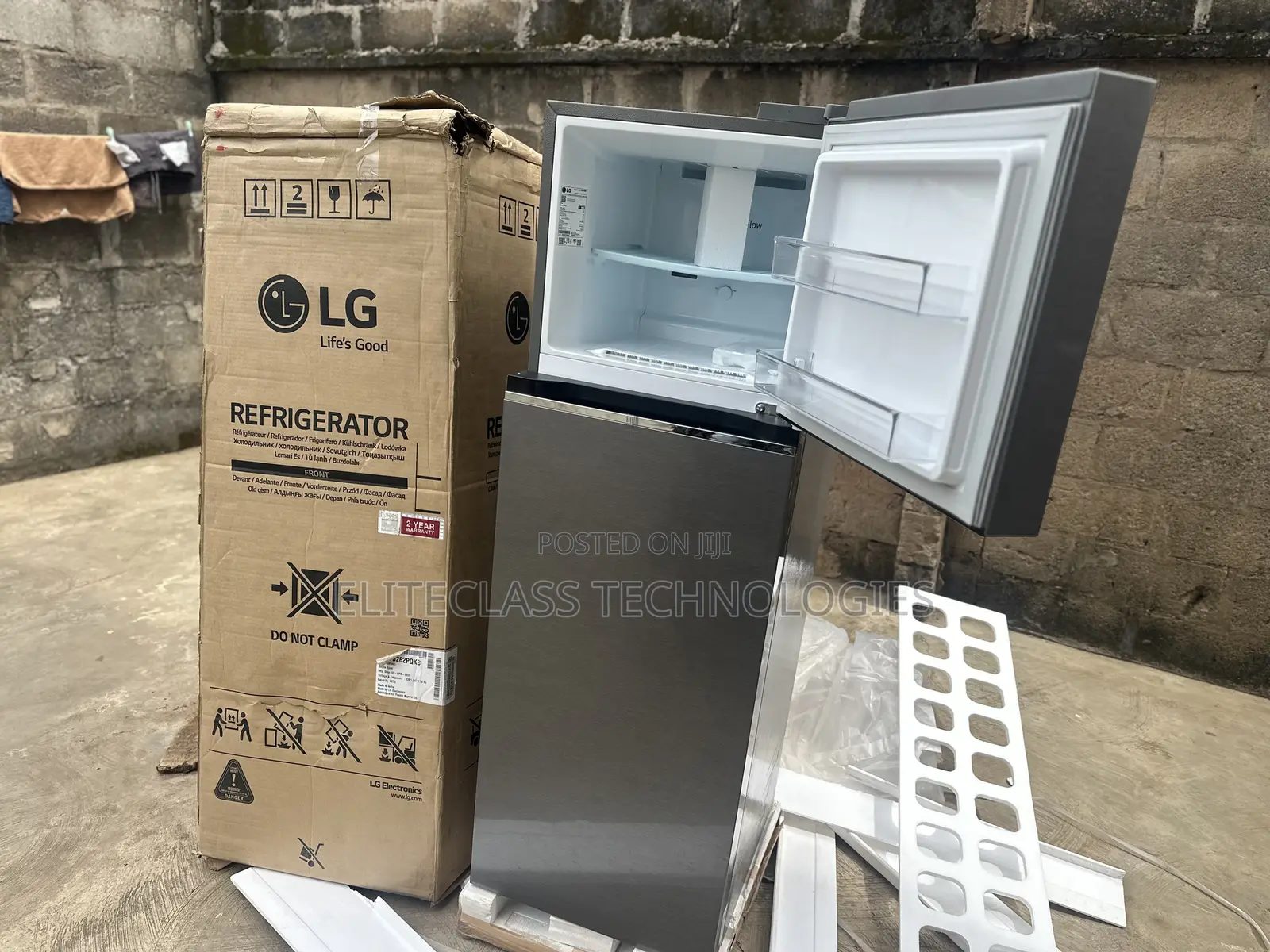 LG 266L Double Door Refrigerator With Inverter Cooling Technology