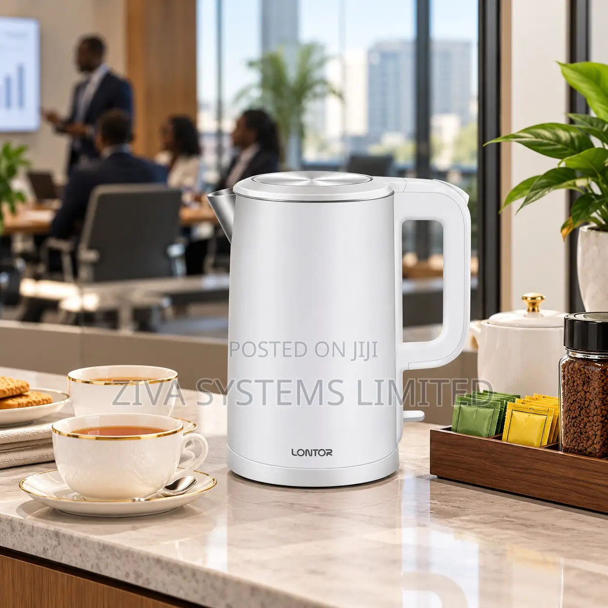 Lontor Electric Kettle – 304 Food Grade Stainless Steel Water Boiler