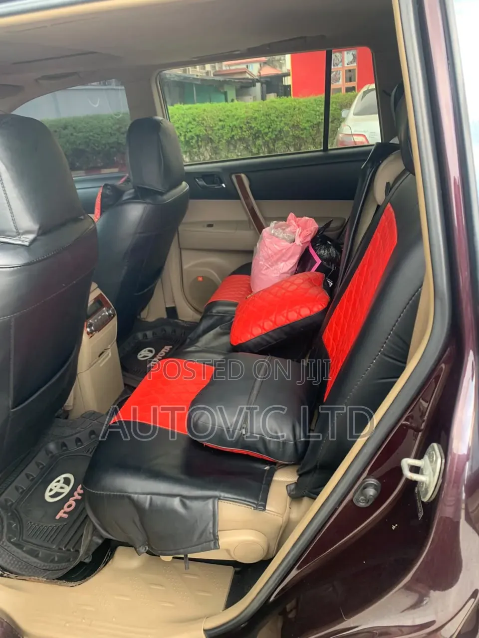 Toyota Highlander Limited 3.5l 4WD 2013 Red