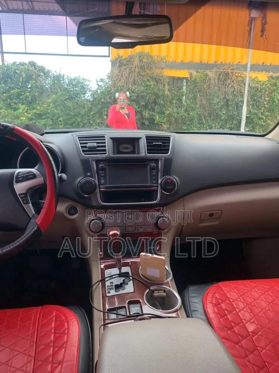 Toyota Highlander Limited 3.5l 4WD 2013 Red