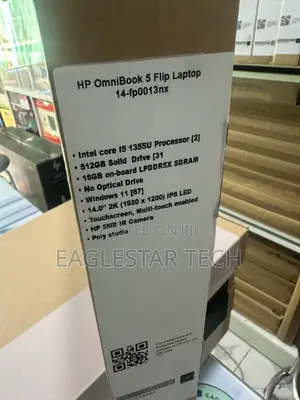 New Laptop HP OmniBook 5 Flip 16GB Intel Core 5 SSD 512GB
