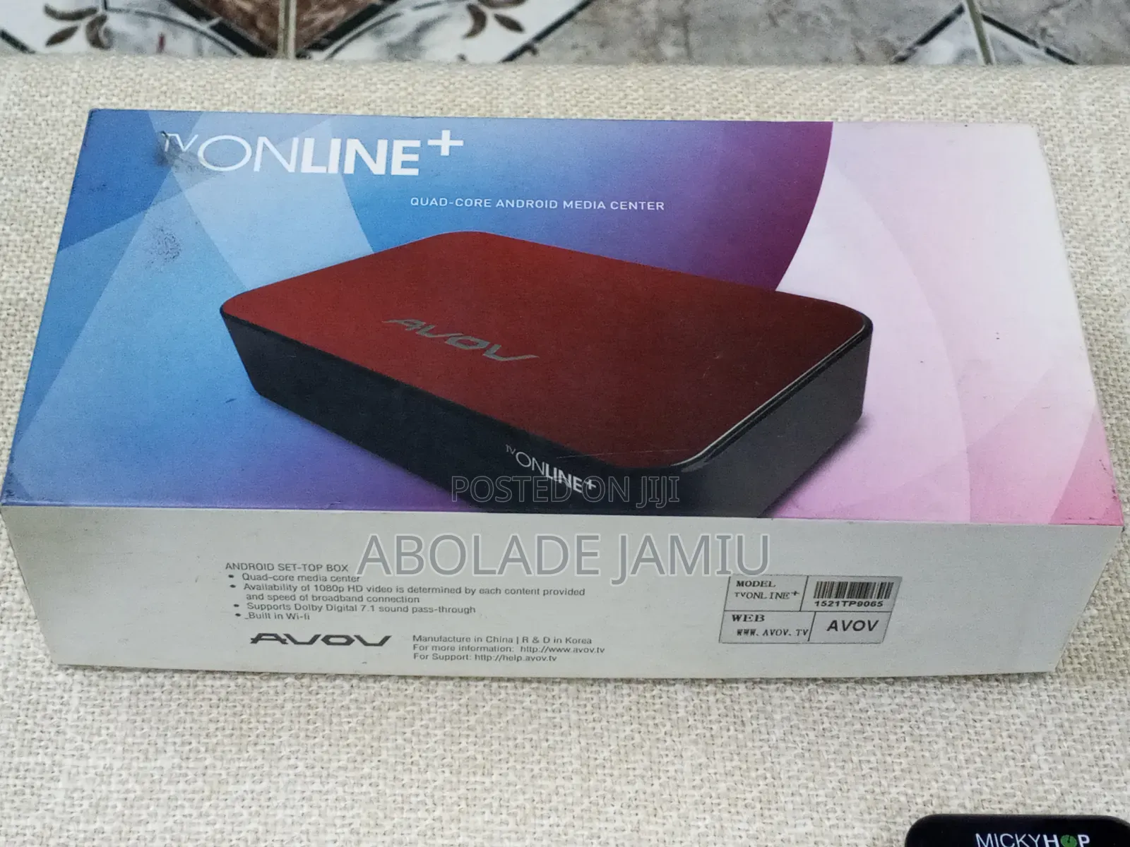 AVOV TVONLINE+ Quad Core Android Media Center