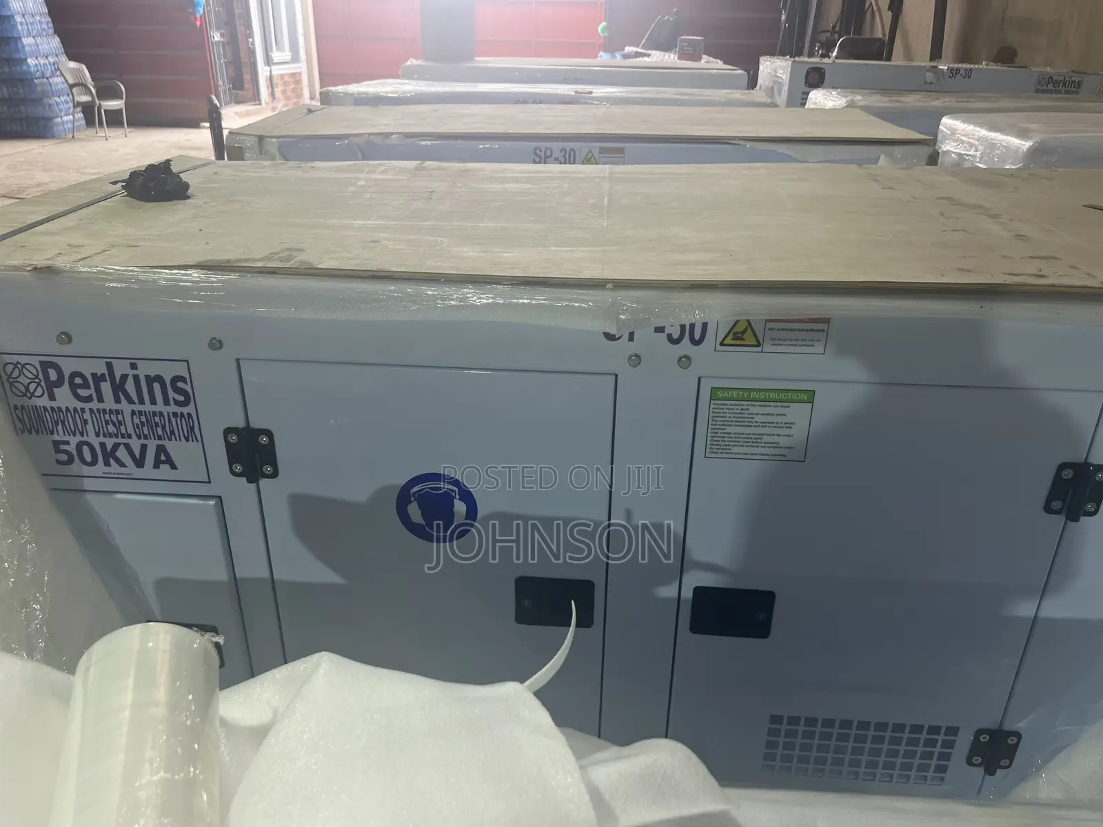 50kva Brand New UKPerkins Soundproof Diesel Generator 100% Copper 
