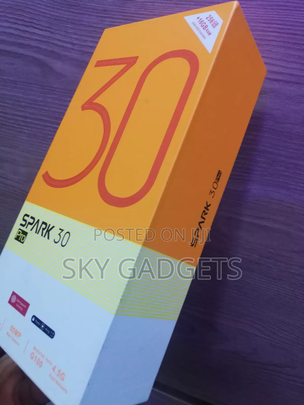 New Tecno Spark 30 Pro 256 GB Black