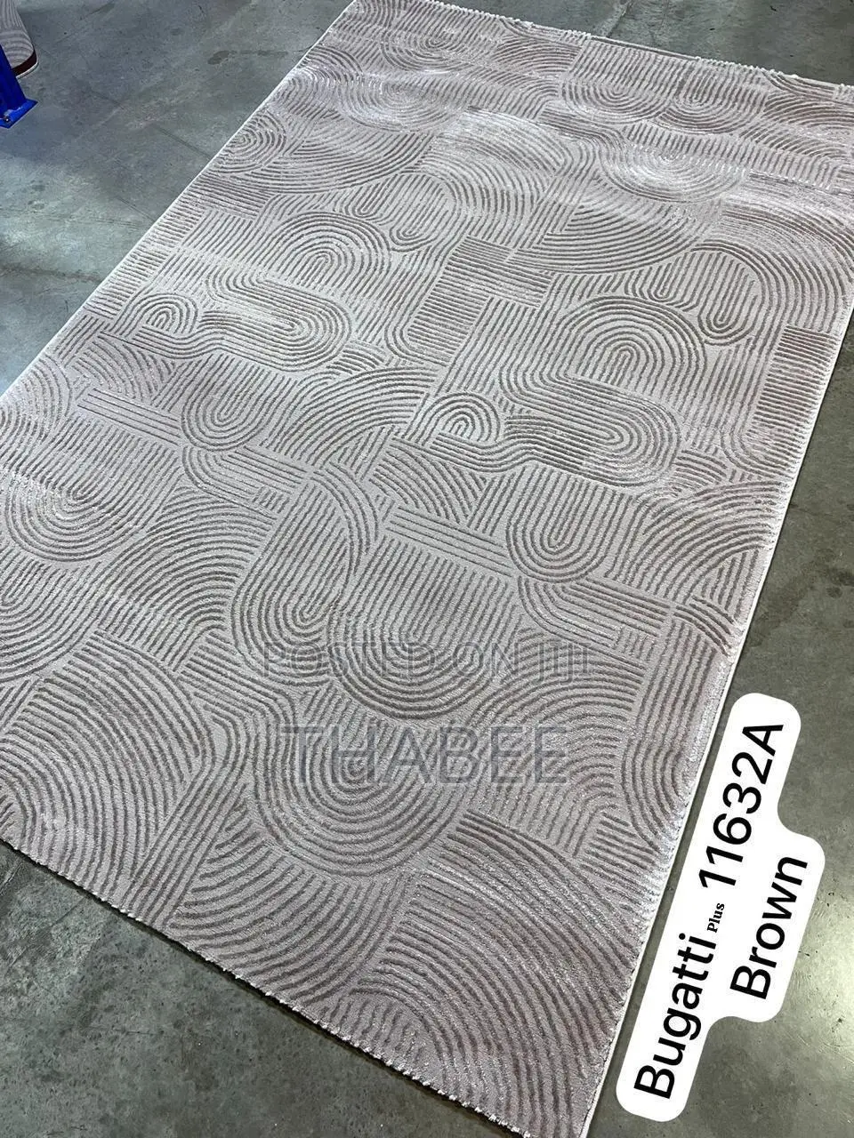 Turkish Center Rug 5x7ft Beige Nordic