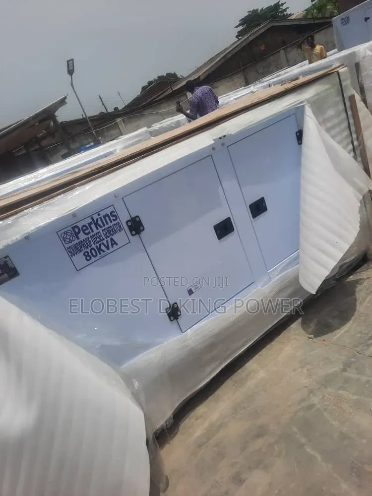 Brand New 80kva Perkins Diesel Soundproof Generator With Warranty