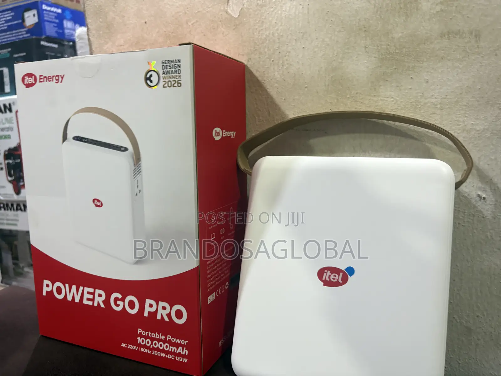 Itel Energy Power Go Pro 100000mAh Power Bank for Smartphones