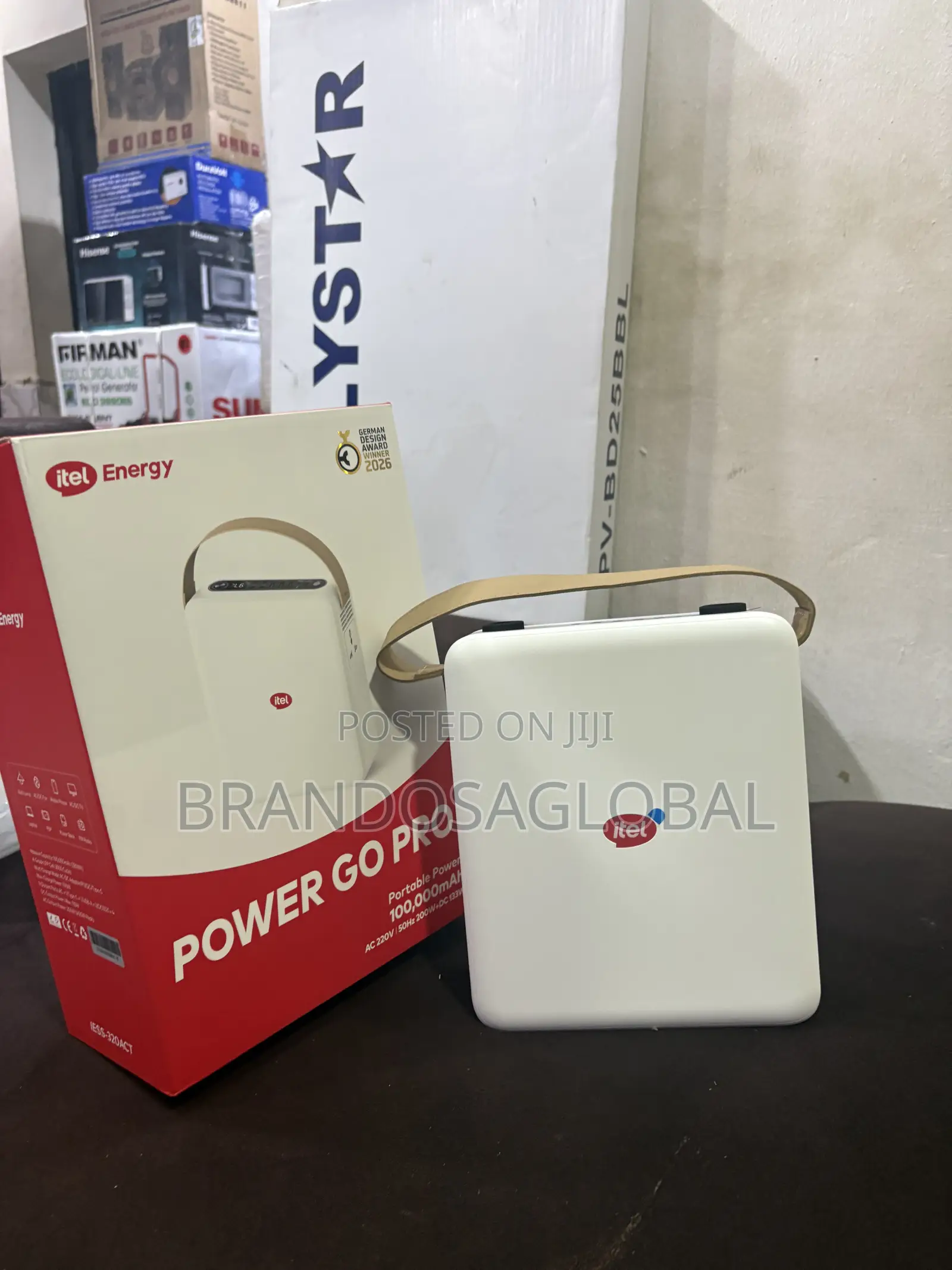 Itel Energy Power Go Pro 100000mAh Power Bank for Smartphones