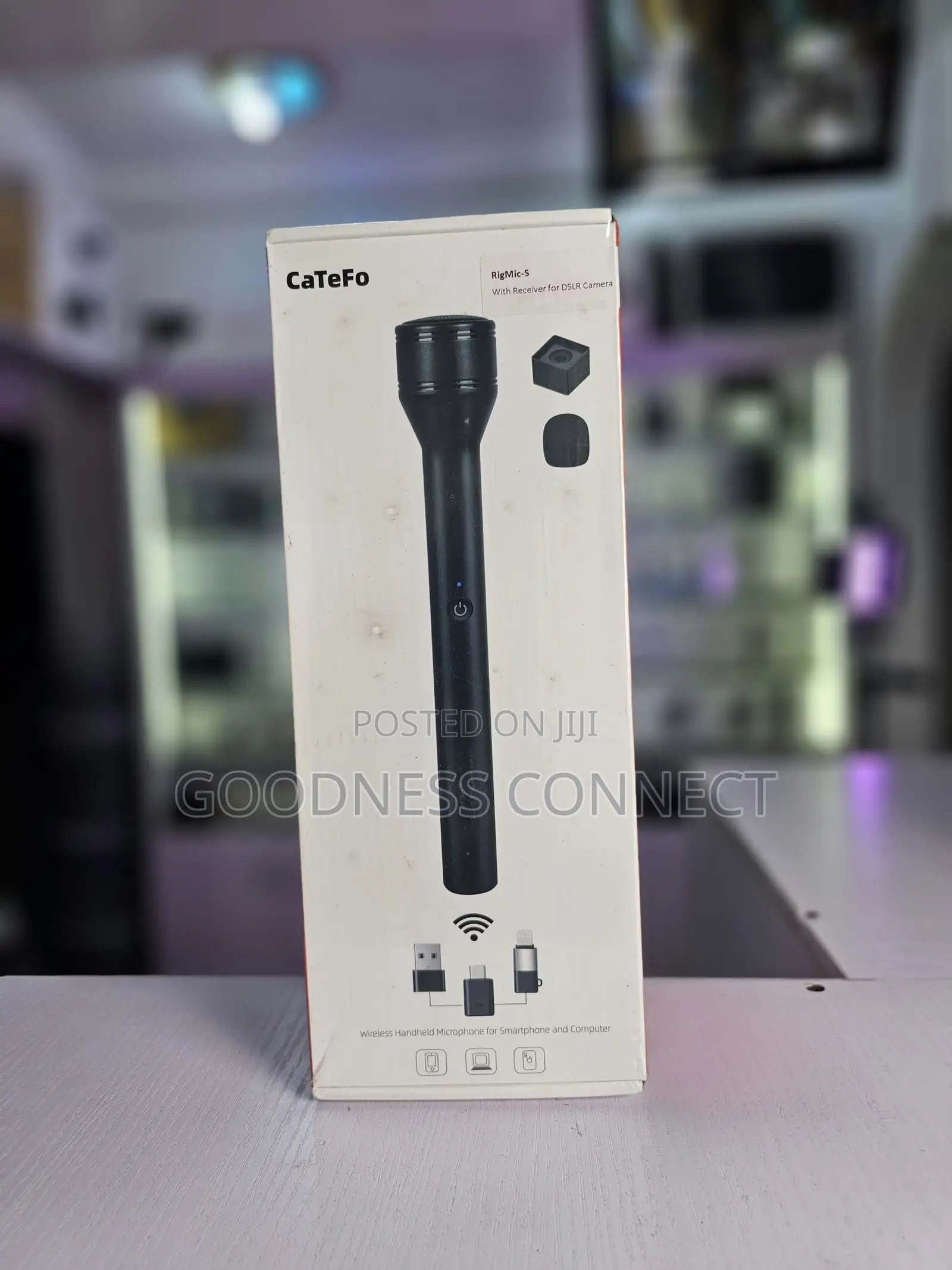 CaTeFo RigMic-S Wireless Handheld Interview Microphone