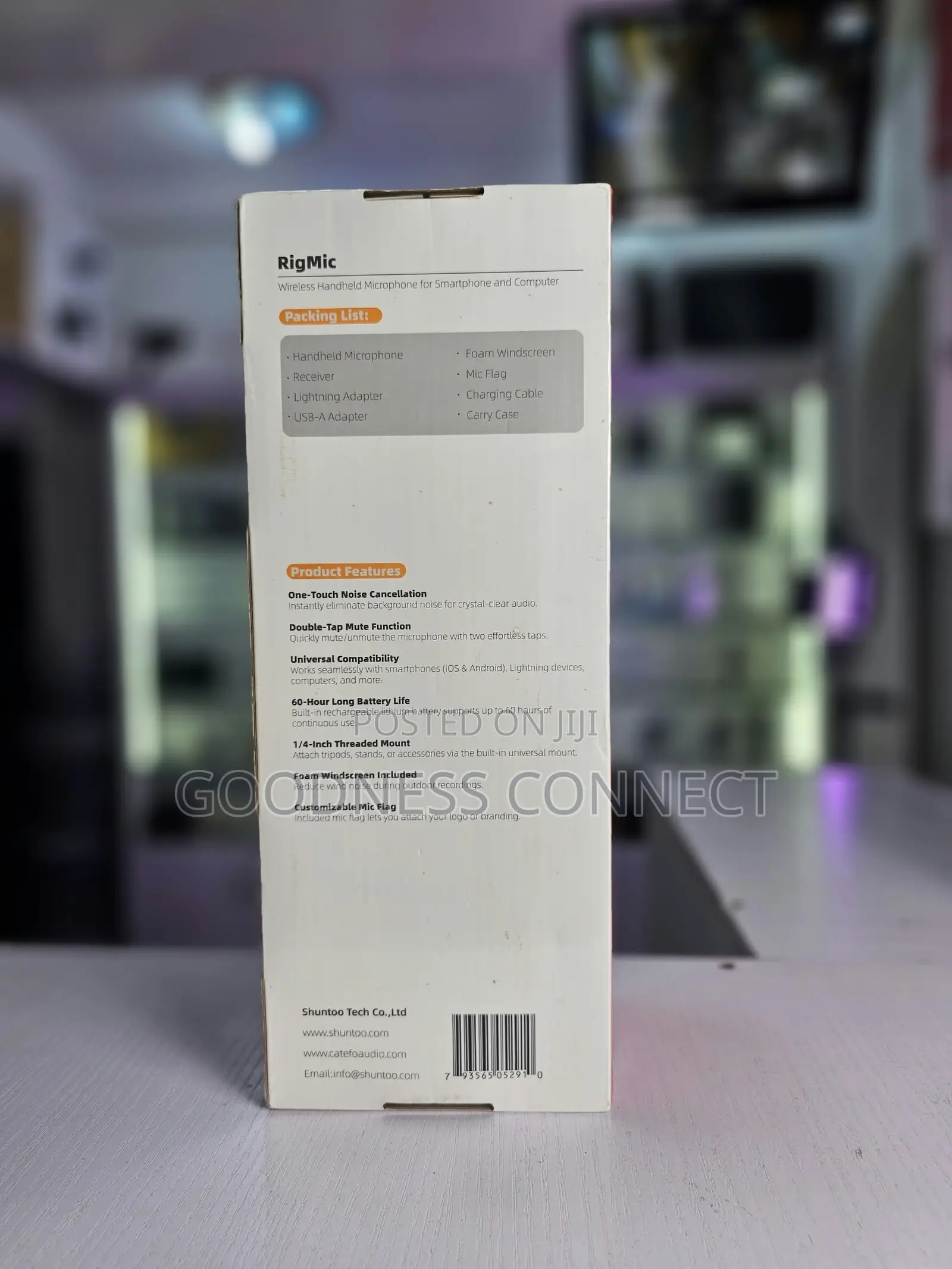 CaTeFo RigMic-S Wireless Handheld Interview Microphone