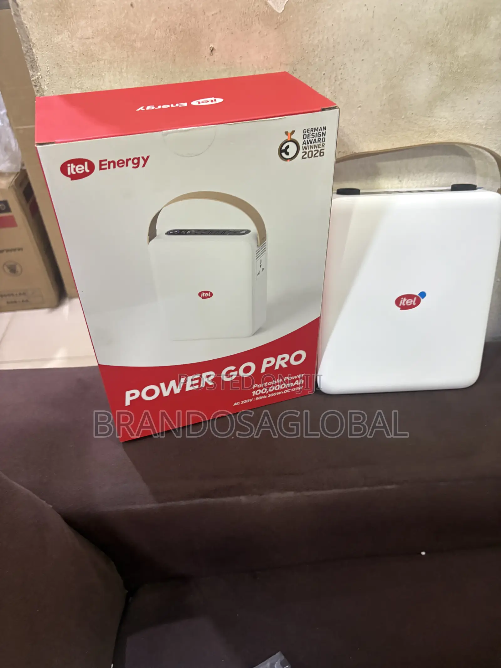 Itel Energy Power Go Pro 100000mAh Compact Power Solution