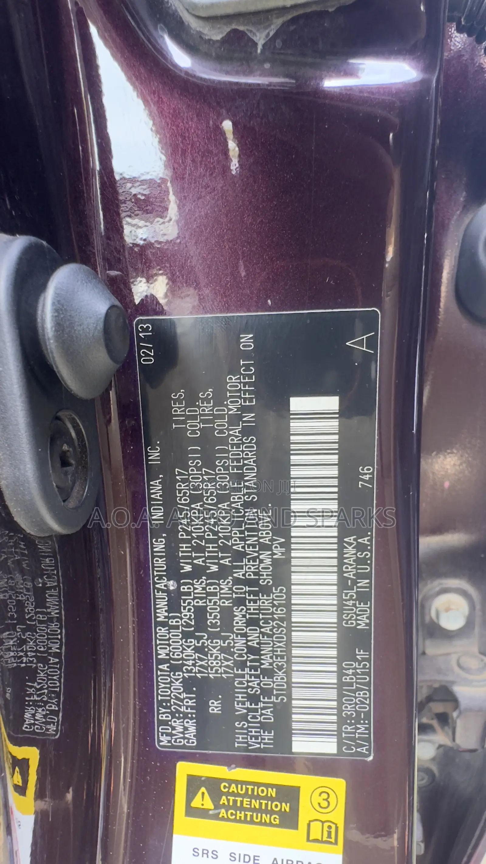Toyota Highlander 2013