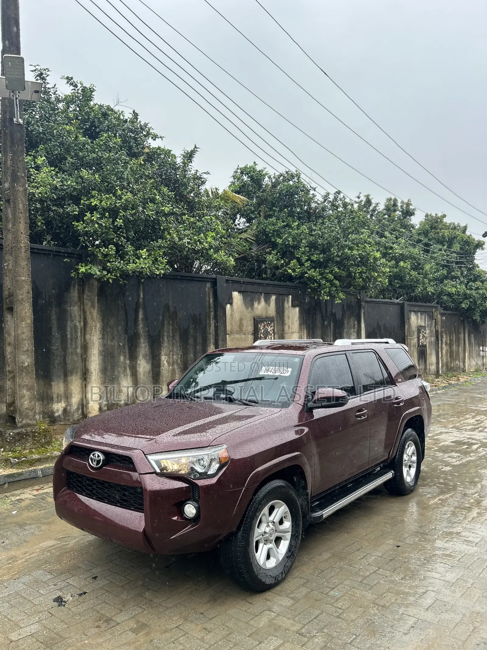 Toyota 4-Runner SR5 Premium 4dr 4x4 (4.0L 6cyl 5A) 2016 Burgundy