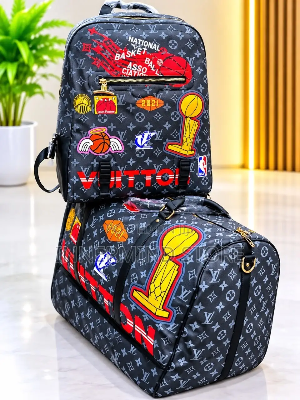 High Quality Louis Vuitton Combo Bagpack and Duffle Bag