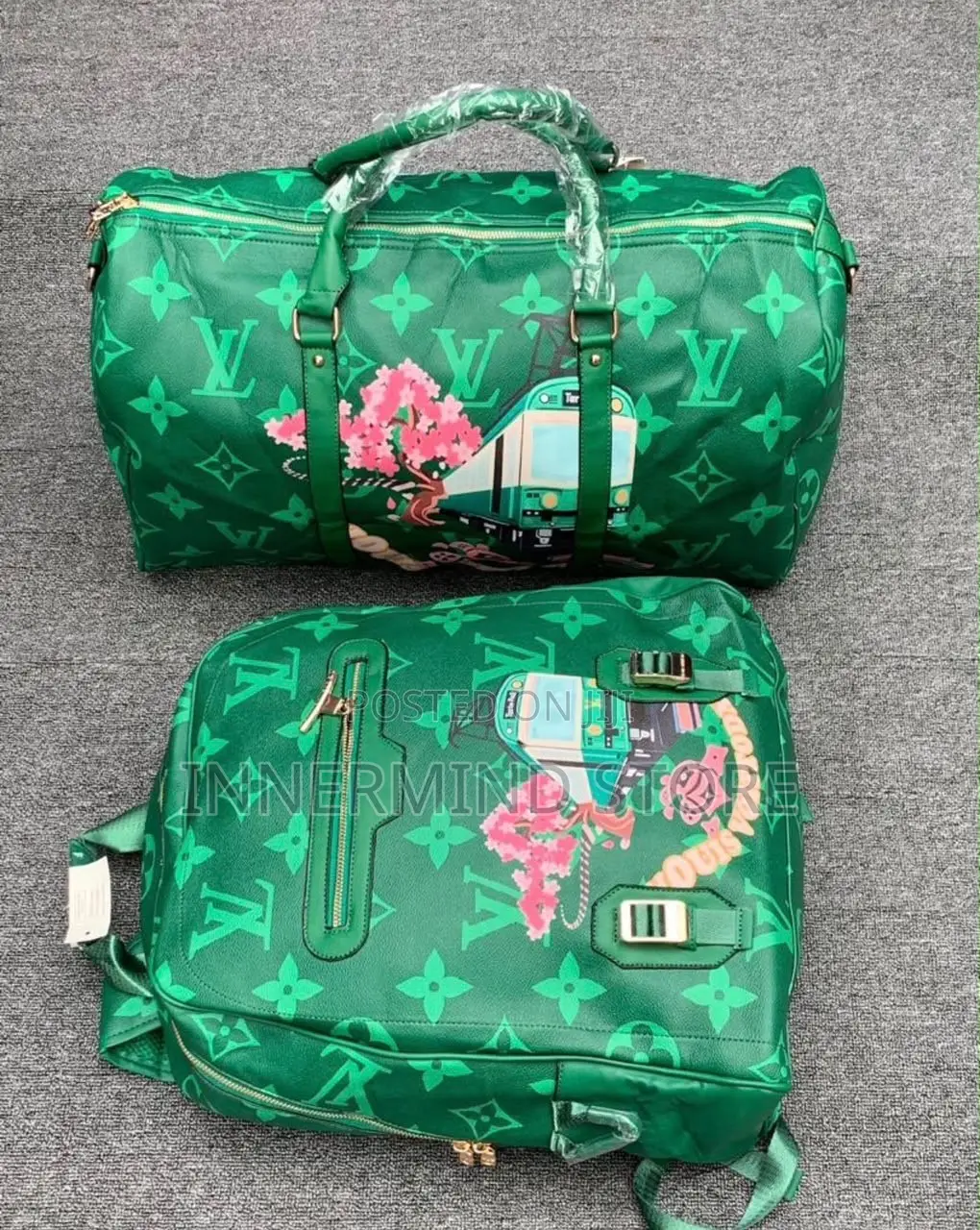 High Quality Louis Vuitton Combo Bagpack and Duffle Bag