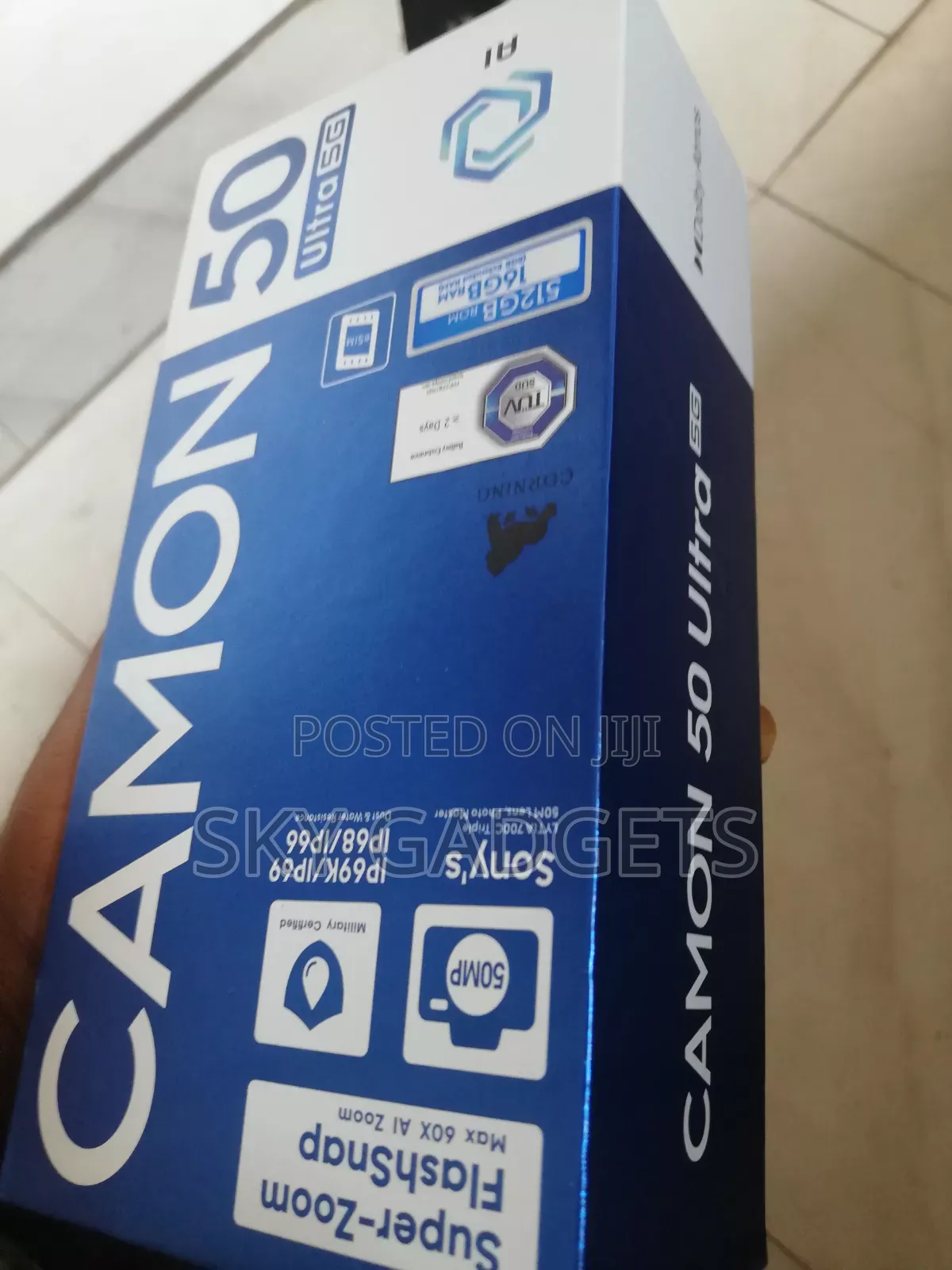 New Tecno Camon 50 Ultra 512 GB Gold