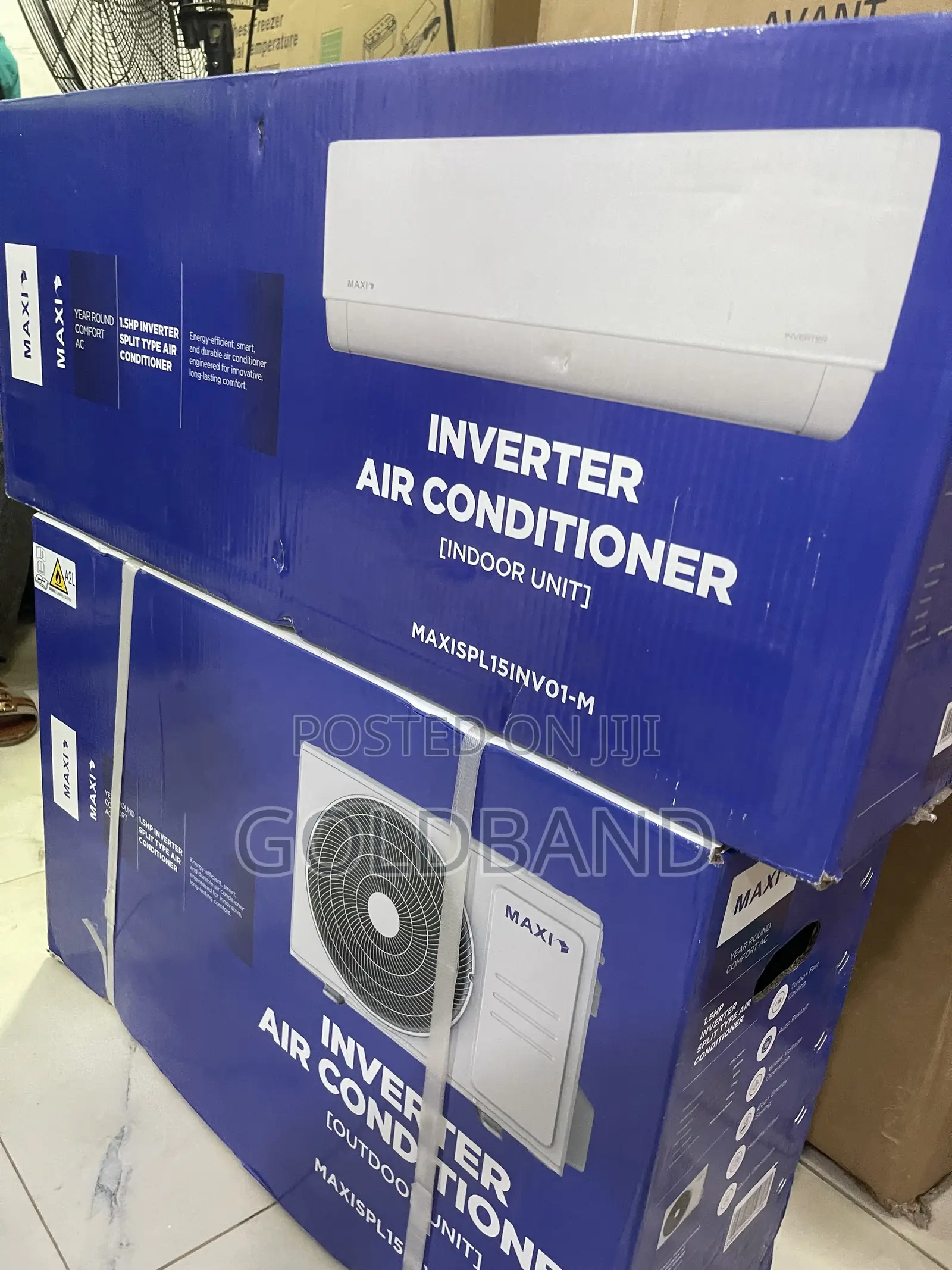 Maxi 1.5HP Air Conditioner With Complete Installation Kit