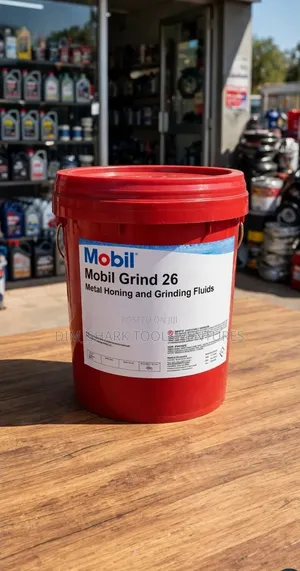20-Liter Pail of Mobil Grind 26, a Neat Cutting Oil