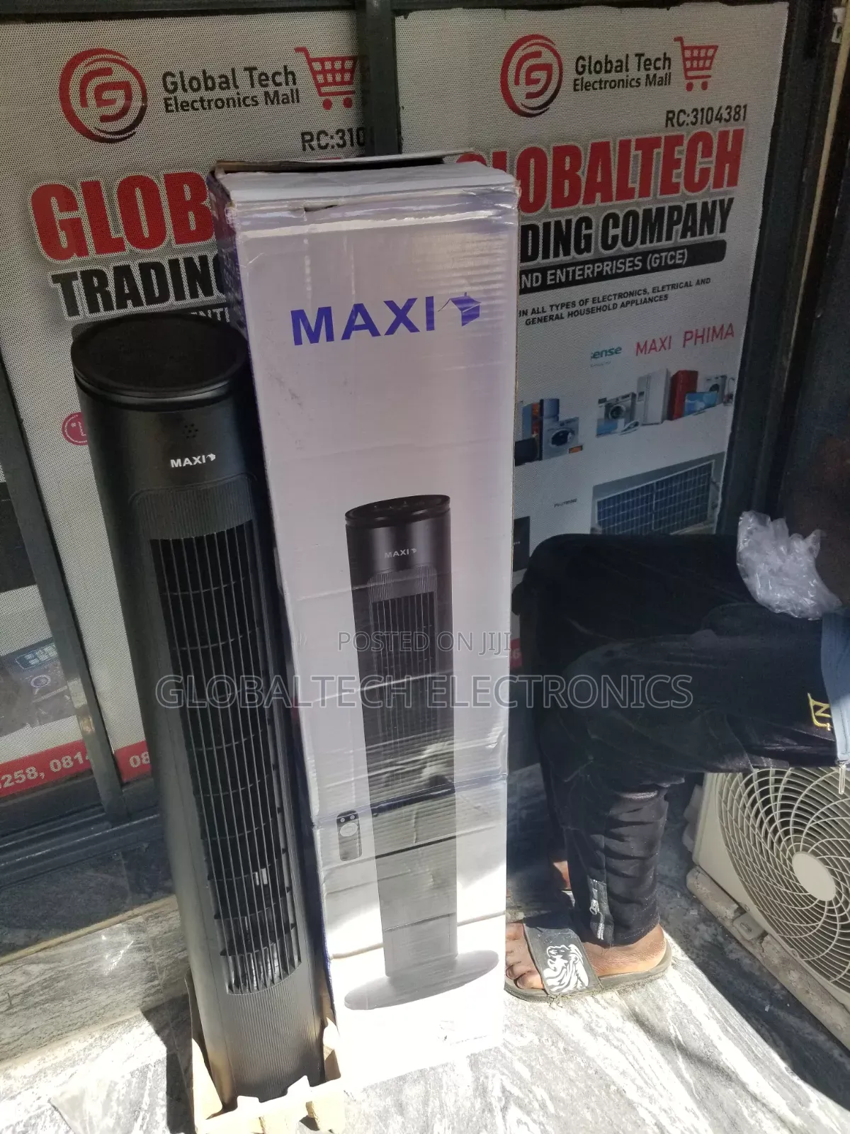Maxi Tower Fan 40 Inch Black (10-22jrb)