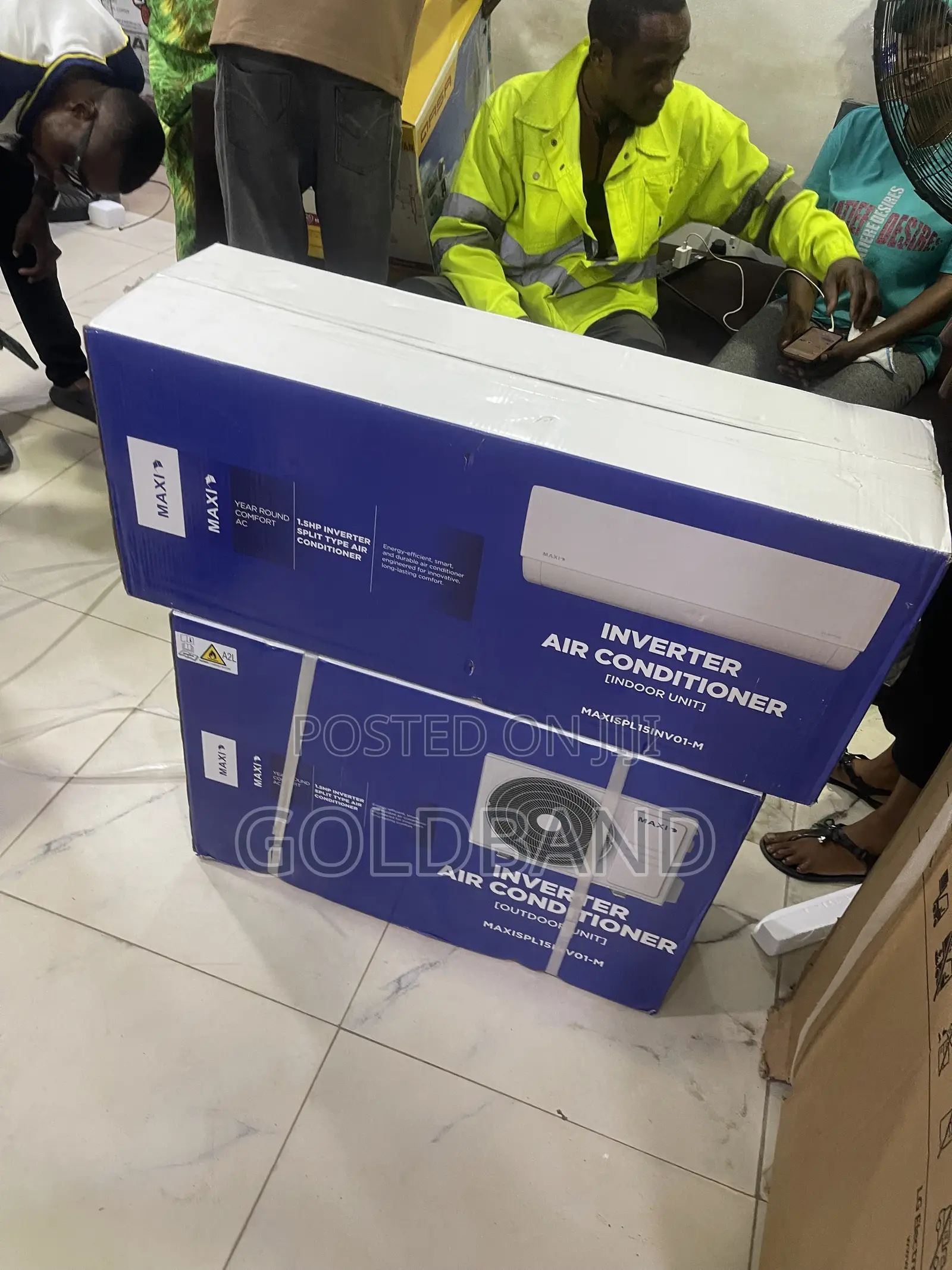 Maxi 1.5HP Split Air Conditioning Unit With Fitting Kit