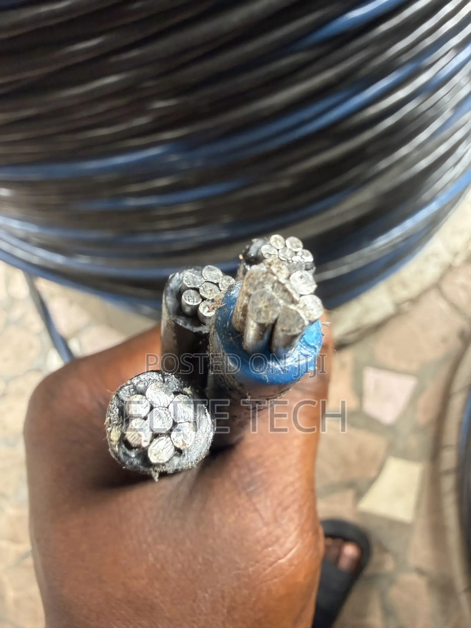 35mm X 4C Nigeria Reclin Cable (3 Phase&Neutral Original Service Wire)
