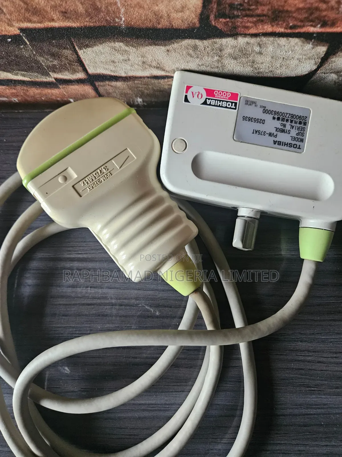 Original Toshiba Nemio Convex Ultrasound Probe (Transducer) for Sale